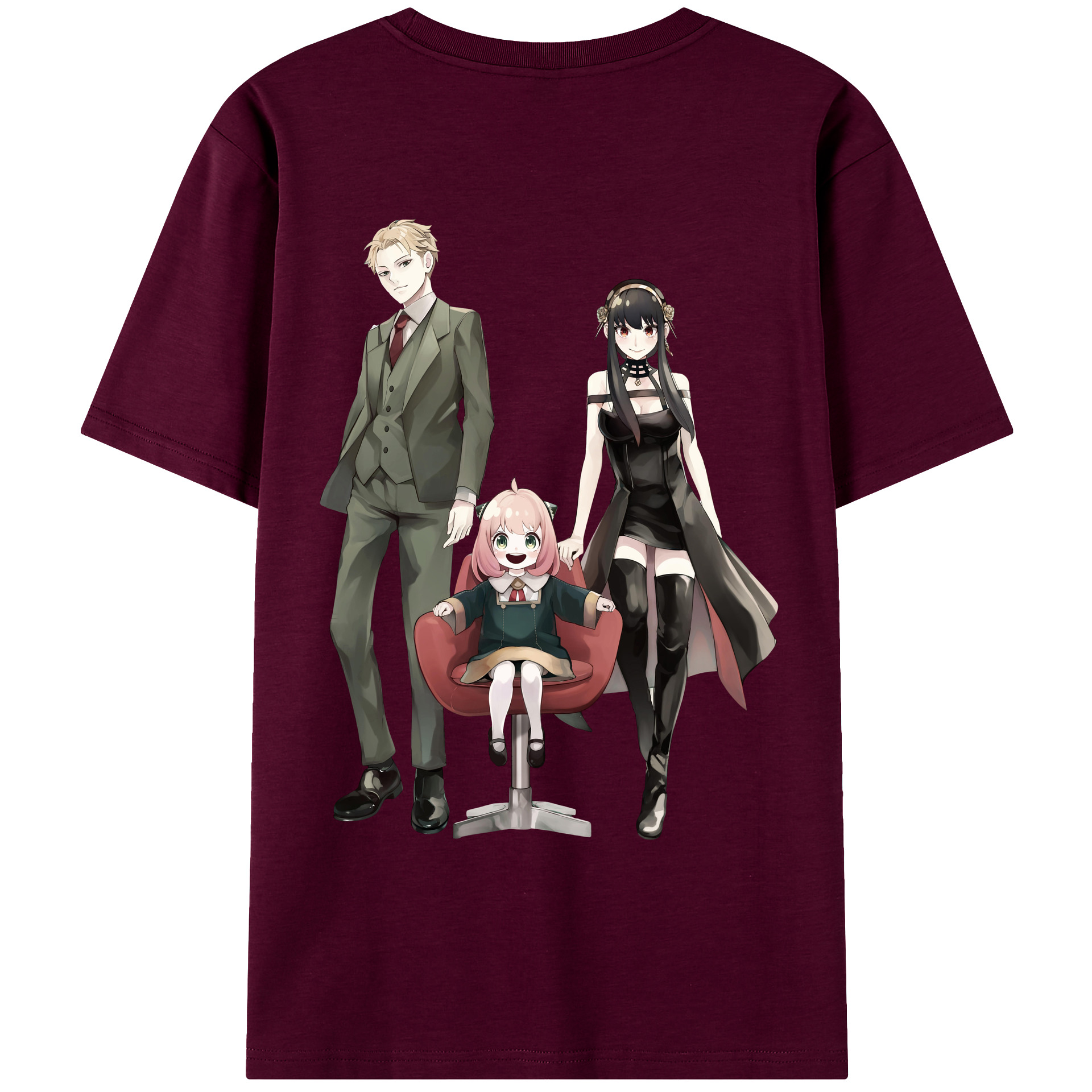 （画像用） SPY×FAMILY间谍家家酒 レディース半袖Tシャツ(バックプリント)